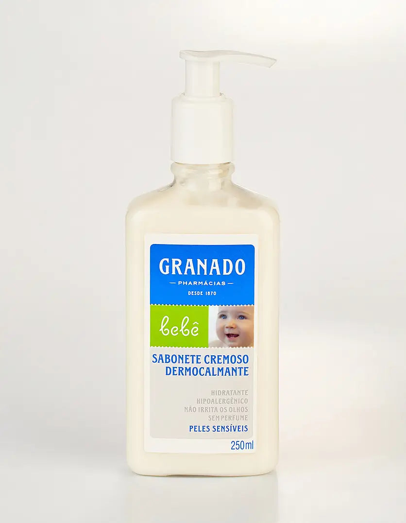 Sabonete Cremoso Dermocalmante Bebê Peles Sensíveis 250ml